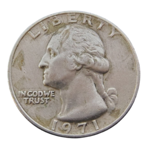 Moeda Quarter Dólar 1971 - EUA