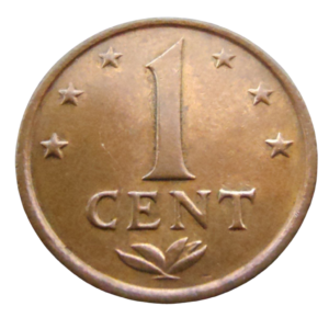 Moeda de 1 Cêntimo 1973 – Antilhas Holandesas