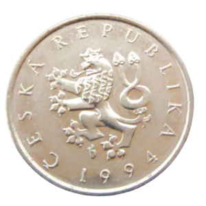 Moeda de 1 Coroa 1994 – República Checa