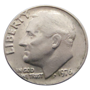 Moeda 1 Dime 1976 - EUA