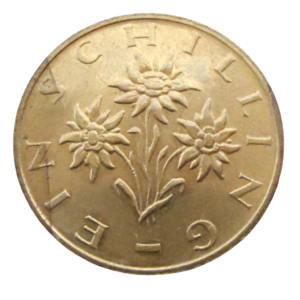 Moeda de 1 Schilling 1994 – Áustria