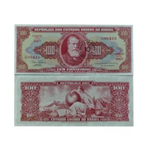 Cédula de 10 Centavos 1967- 2ª Estampa - Série 1087 - Dom Pedro II