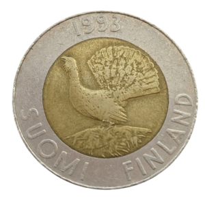 Moeda de 10 Markkaa 1993 – Finlândia