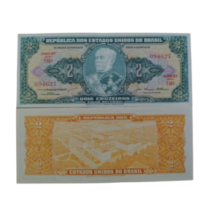 Cédula de 2 Cruzeiros 1956 - 2ª Estampa - Série 716 - Duque de Caxias