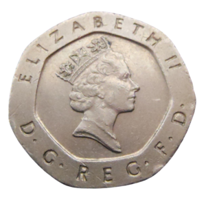 Moeda de 20 Pence 1993 – Reino Unido