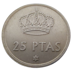 Moeda de 25 Pesetas 1975 – Espanha