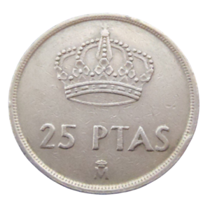 Moeda de 25 Pesetas 1983 – Espanha